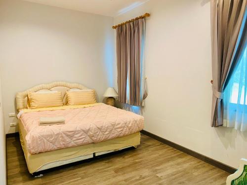 Cama o camas de una habitación en Ban 5 Rai Pool Villa