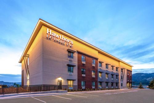 a rendering of the hampton inn retrieval center at Hawthorn Extended Stay by Wyndham Jackson Alpine in Alpine