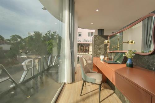 Balkón nebo terasa v ubytování Amira Hotel Bắc Ninh