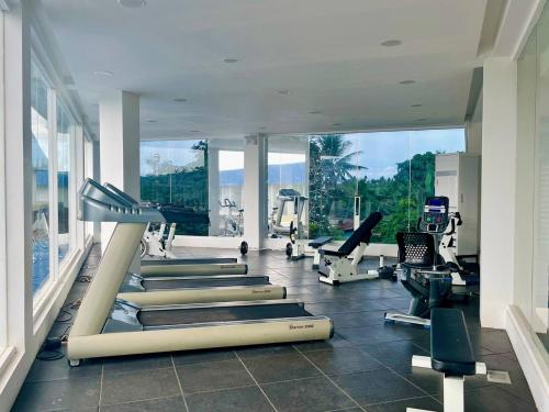 Fitness centrum a/nebo fitness zařízení v ubytování 라메디 리조트 보홀 Ramede Resort Bohl