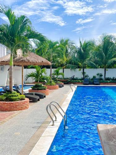 Bazén v ubytování 라메디 리조트 보홀 Ramede Resort Bohl nebo v jeho okolí