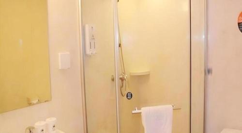 Salle de bains dans l'établissement GreenTree Inn Xuzhou High Speed Railway Zhangqian Square Business Hotel