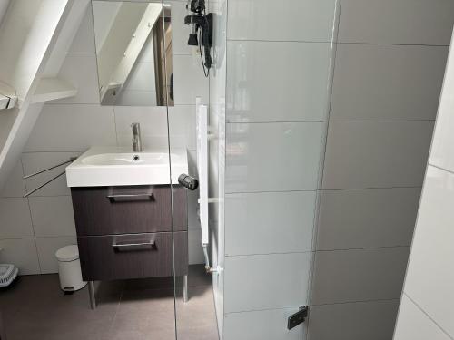 Koupelna v ubytování Chalet Nummer 61