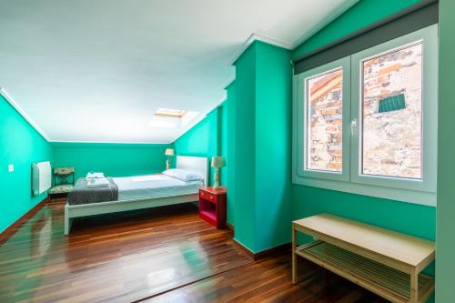 Katil atau katil-katil dalam bilik di Talaia - baskeyrentals
