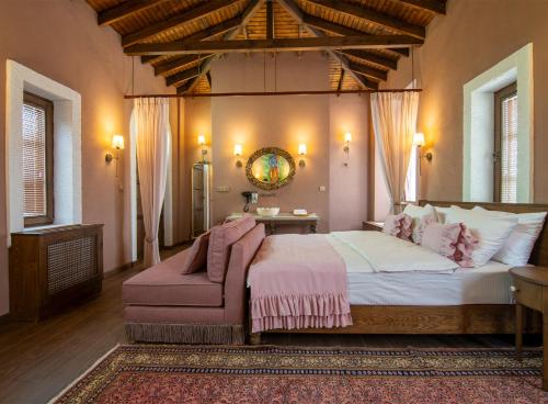 Ένα ή περισσότερα κρεβάτια σε δωμάτιο στο Samsara Alaçatı