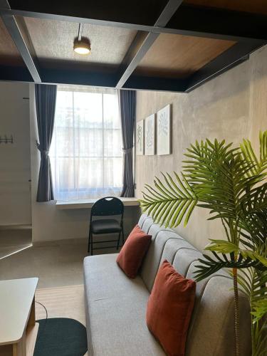 Χώρος καθιστικού στο De Kamar Mezzanine