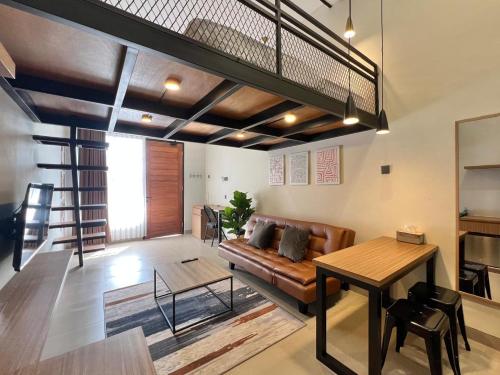 Χώρος καθιστικού στο De Kamar Mezzanine
