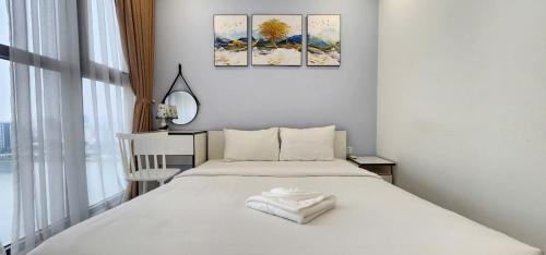 Katil atau katil-katil dalam bilik di Vinhomes Skylake