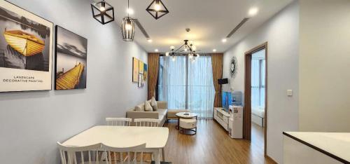 Ruang duduk di Vinhomes Skylake
