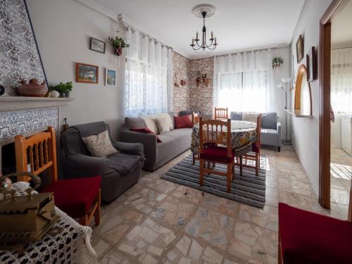 Posezení v ubytování Casa rural Regajo Lobos