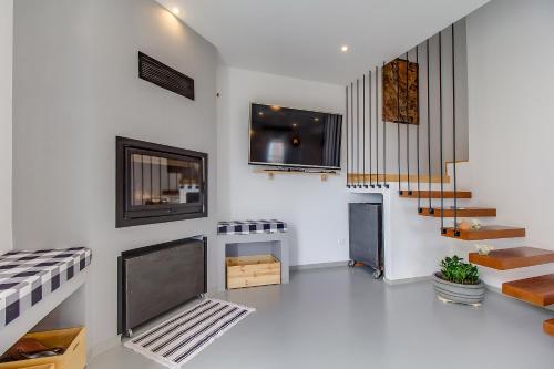 Kuchyň nebo kuchyňský kout v ubytování Holiday home Plat CX