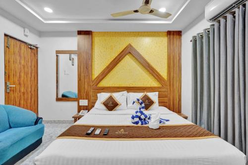 Postel nebo postele na pokoji v ubytování The K11 Hotels - T Nagar