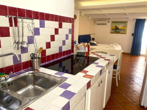 Η κουζίνα ή μικρή κουζίνα στο Casa Quintina