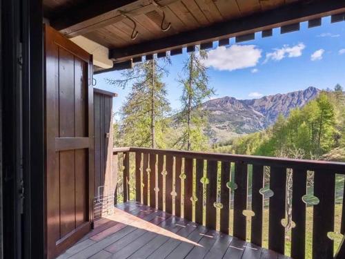 Studio cosy bord de piste aux Orres avec balcon, animaux acceptés - FR-1-322-667