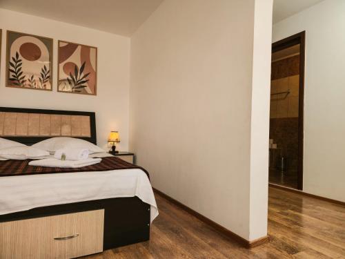 Ένα ή περισσότερα κρεβάτια σε δωμάτιο στο Casa Leu