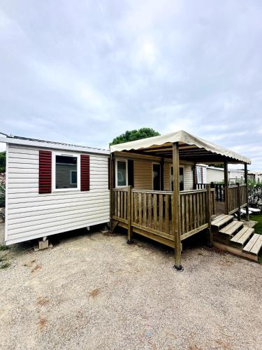Mobil-home 6 personnes, Clim, Camping Mar Estang
