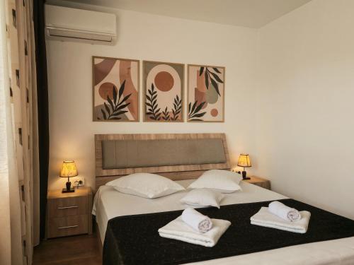 Ένα ή περισσότερα κρεβάτια σε δωμάτιο στο Casa Leu