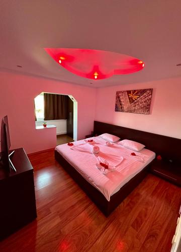 Katil atau katil-katil dalam bilik di ND Apartament