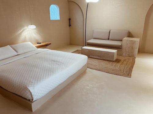 Postel nebo postele na pokoji v ubytování Taitung Tianqing Youth B&B