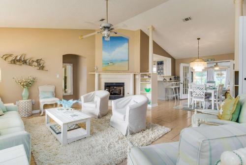 Istumisnurk majutusasutuses Tiki Bliss Pool & Resort Vibe