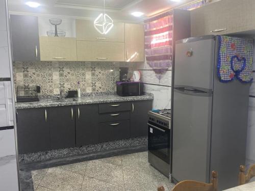 Dapur atau dapur kecil di logement meknes