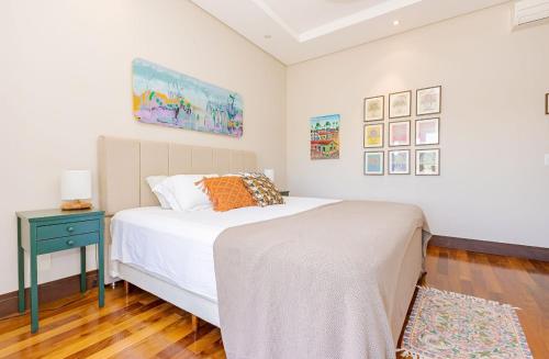 Postel nebo postele na pokoji v ubytování Solar House - Passaúna, Curitiba
