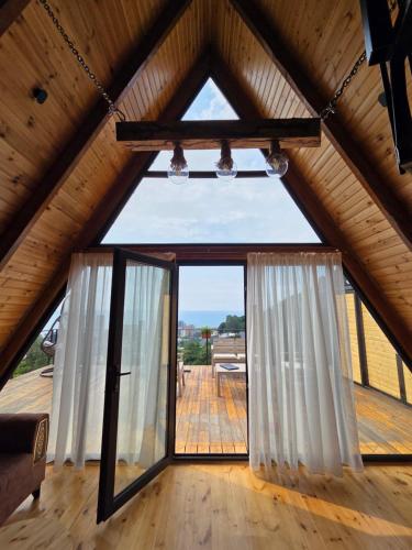 Un balcón o terraza en Aleva