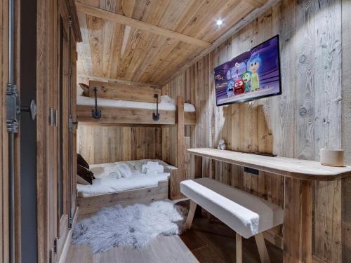 Koupelna v ubytování Appartement de charme pour 8 personnes avec parking et WIFI près des pistes - FR-1-690-15