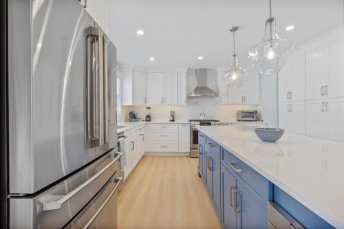 Kuchyň nebo kuchyňský kout v ubytování Beach avenue 23