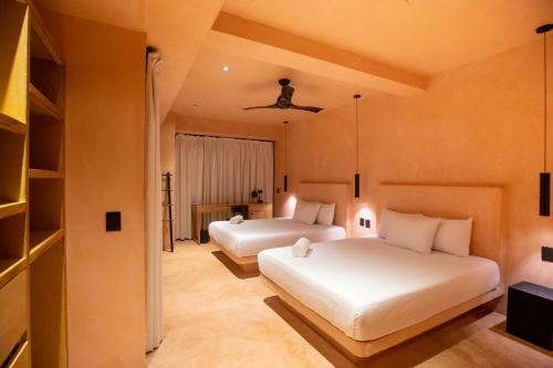 Casa Toro La Puntaにあるベッド