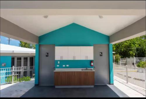 Casa Isla Boquerónにあるキッチンまたは簡易キッチン