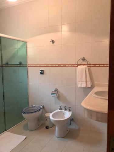 Ένα μπάνιο στο Pousada Lambari Montanha Hotel
