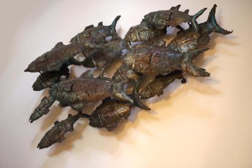 a pile of fried insects on a white surface at Rafina Splendor in Rafina