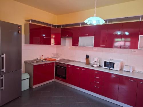 Dapur atau dapur kecil di Vila Gemenii
