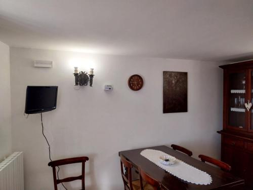 TV a/nebo společenská místnost v ubytování Casa Fasano