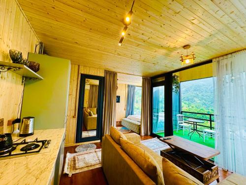 Paisaje cerca de este chalet de montaña