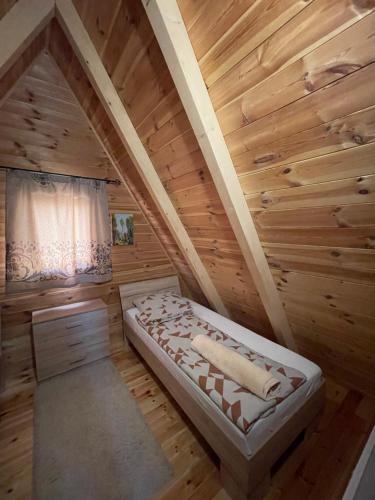 Postel nebo postele na pokoji v ubytování Warm home 1 Zabljak