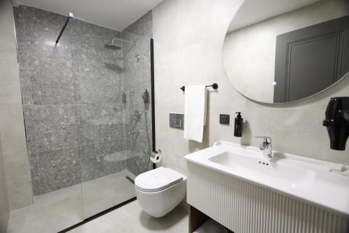Koupelna v ubytování Gezgin Hotel