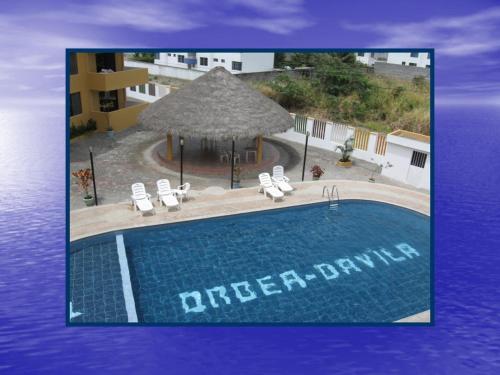 a rendering of a hotel with a swimming pool at Playa Azul in Tonsupa