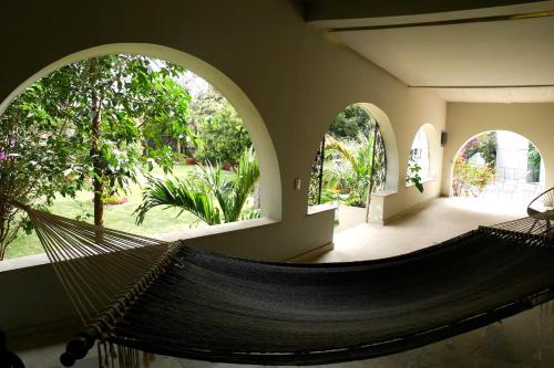 Jardin de l'établissement Casa Tepoztlán