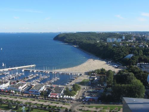Et luftfoto af Sea Towers Gdynia