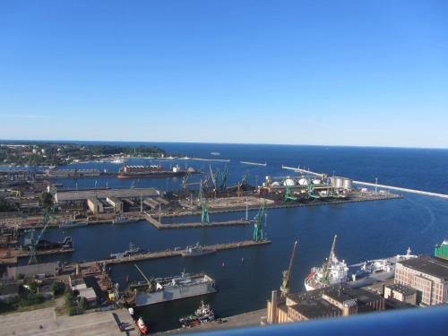 Et luftfoto af Sea Towers Gdynia