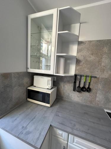 Η κουζίνα ή μικρή κουζίνα στο Helmstedt Zentrum 5 Schlafzimmer