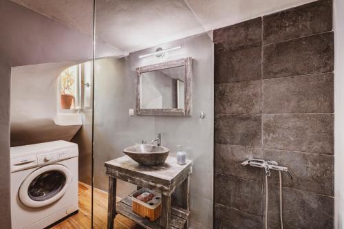 Koupelna v ubytování Domus Tua