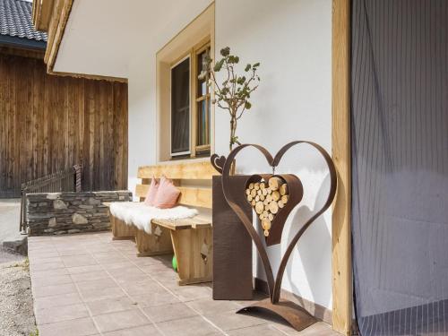 Zona de estar de Lovely Apartment in Hainzenberg next to Forest