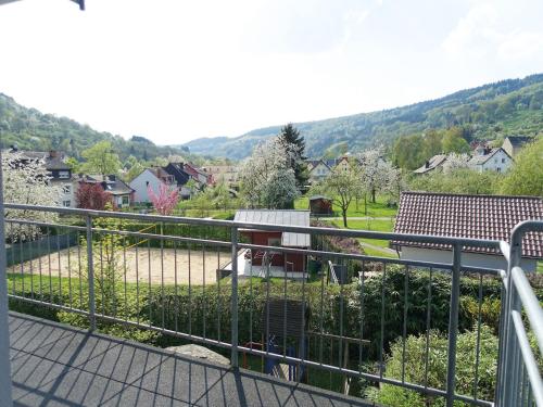 una vista dal balcone di una casa di Apartment with Balcony near the Luxembourg's Border a Bollendorf