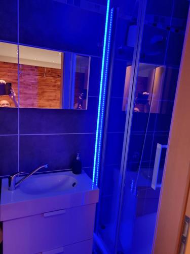 Ένα μπάνιο στο Privatunterkunft Straubing