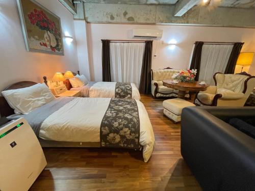 Posezení v ubytování Guest House Koza Gate2