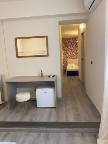 Koupelna v ubytování Hotel Monti