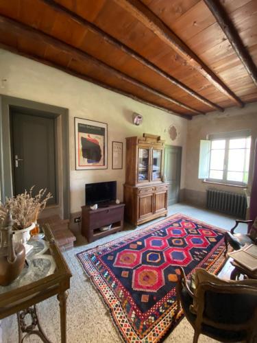 TV a/nebo společenská místnost v ubytování B&B Molino2Rosso